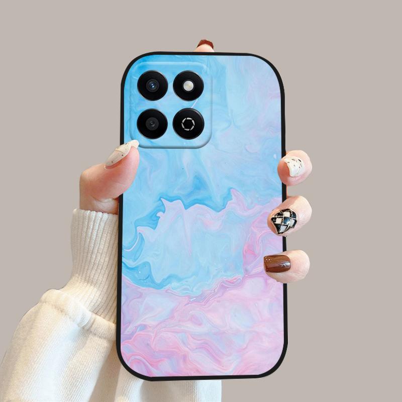 Мультяшный чехол-книжка для Honor 200 Smart Case X7c 4G Силиконовый мягкий ТПУ чехол для телефона для Honor Play 60 Plus 5G Защитный чехол Funda Cases