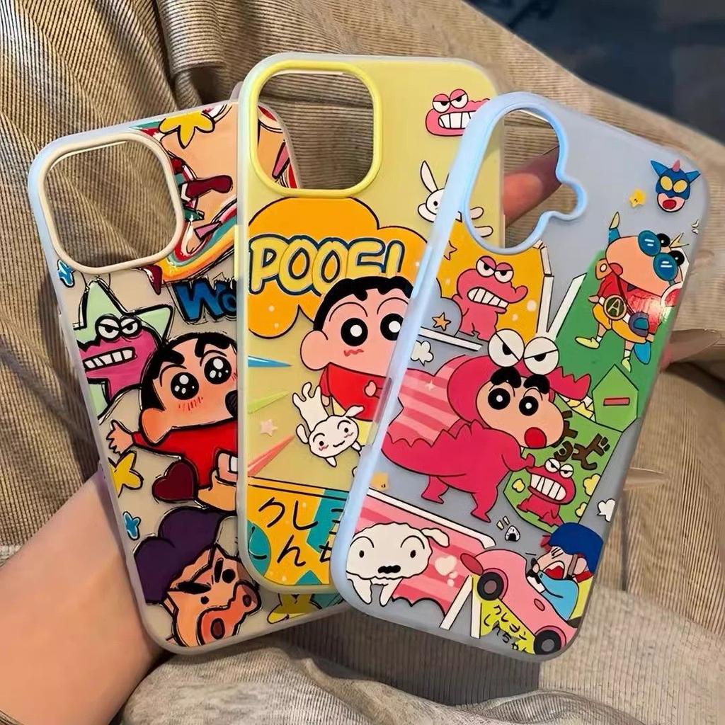Graffiti Crayon Xiaoxin Suitable for iPhone16/17promax Mobile Phone Case Apple 14 Skin Skin Scrub 13/15 Set