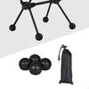 4 Pack Camping Chair Leg Caps, Ball Folding Replacement Accessories