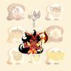 Cookie Run Kingdom Подвеска для украшения Кавайная игровая фигурка Студенческий мультяшный брелок Клетка Летняя Q-версия Аниме-девушка Праздничный подарок