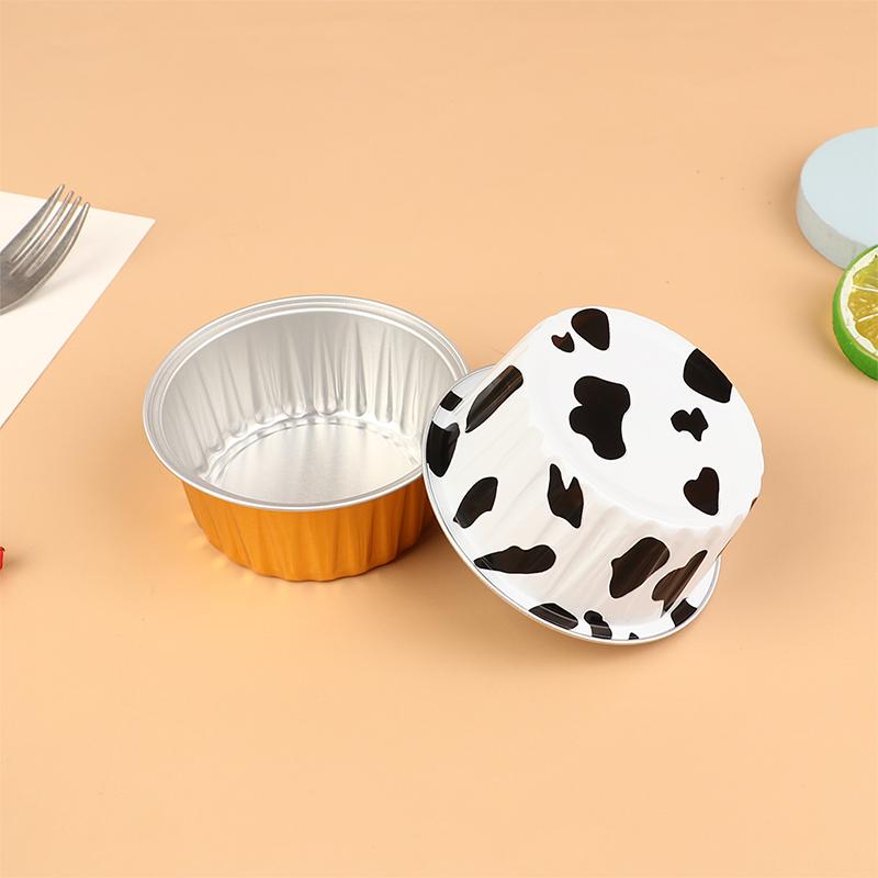 10 шт. многоразовых круглых формочек из алюминиевой фольги для пудинга, тортов, инструментов для выпечки