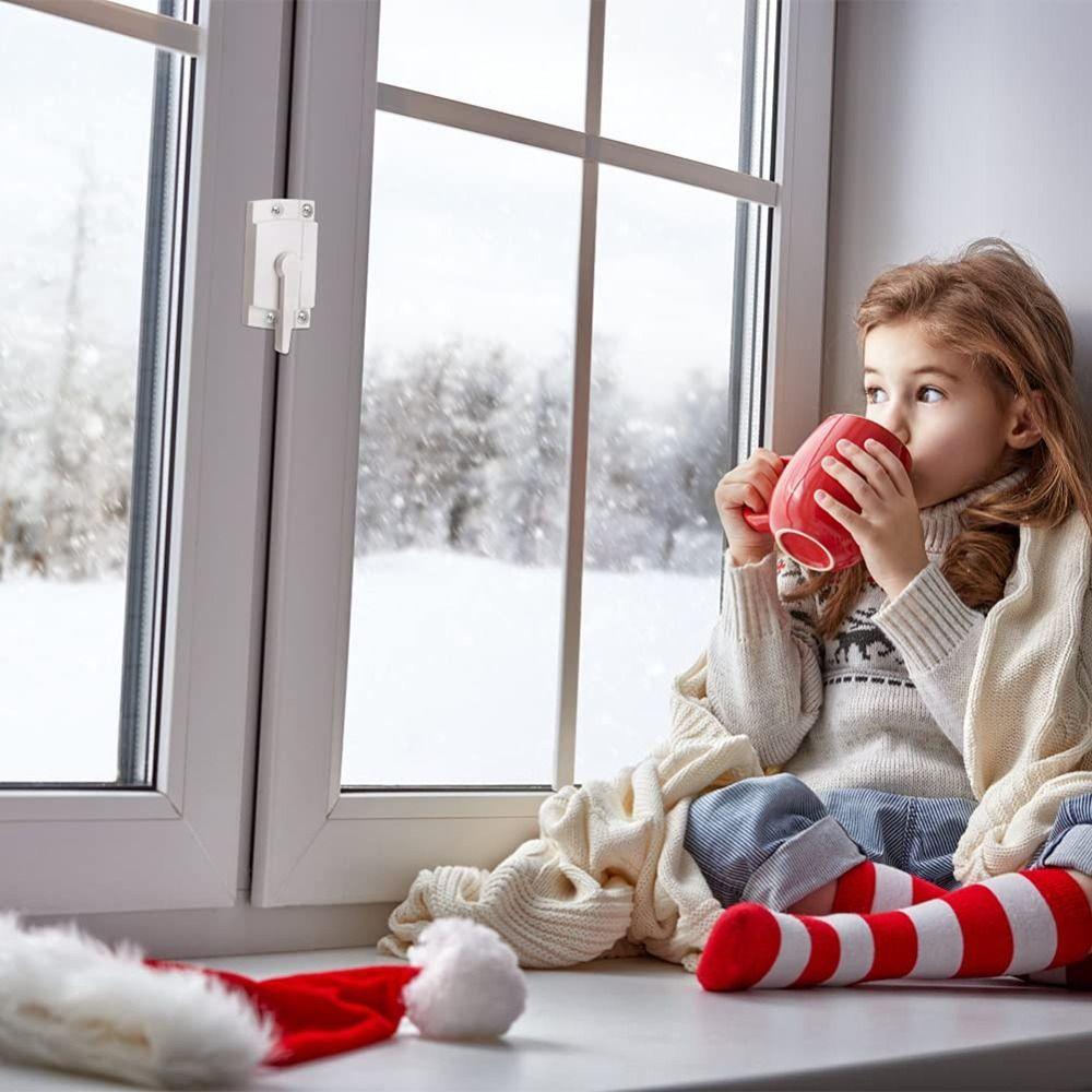 With Keeper for Double Hung Window Window Sash Locks Latch Lock Sliding Window Lock Hole Center