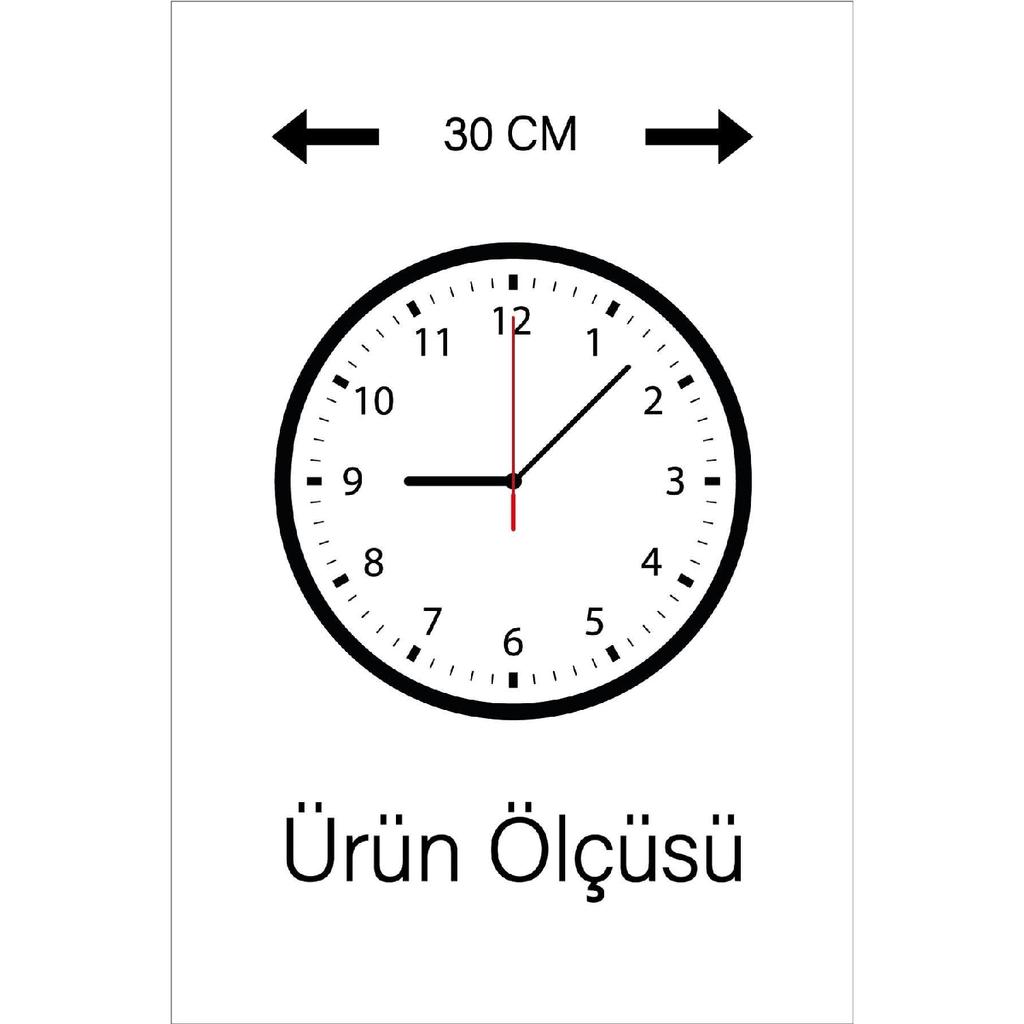 Decorative Kids Room Balloon Wall Clock 30x30cm