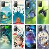Anime Studio Ghibli Totoro Case For Samsung Galaxy S20 S21 FE S10 Lite Note 20 10 Lite S8 S9 + S10E S10 Plus Ultra Black Cover