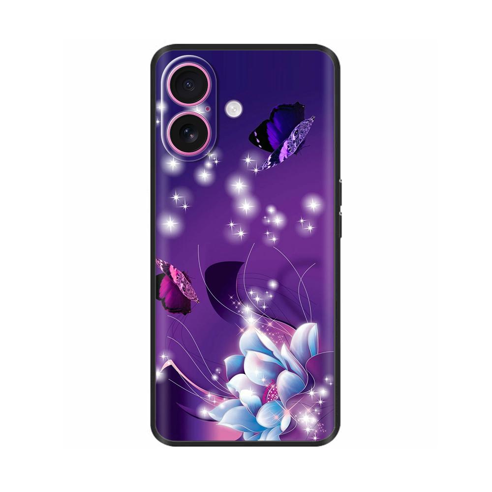 Luxury Shockproof Cover For iPhone 16 Plus Soft Silicone Case For Apple iPhone 16+ 16 Pro Max Bumper Soft Phone Protective Cover