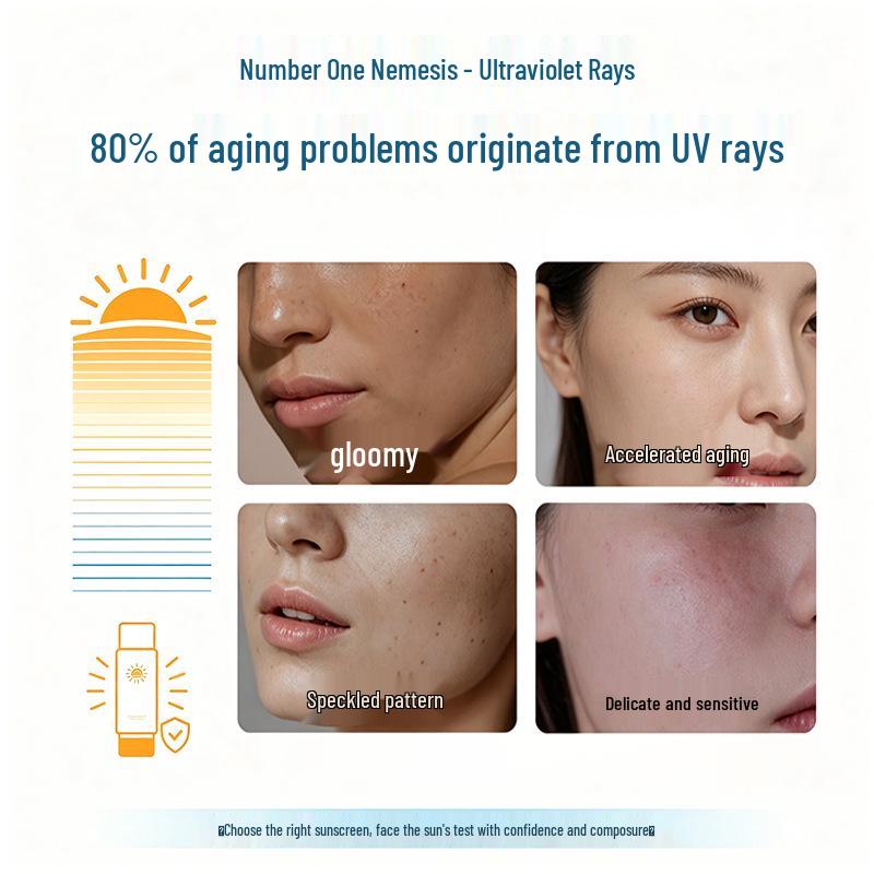 Солнцезащитный крем SPF50 для осветления и увлажнения: Легкая, освежающая, стойкая защита от солнца с восстанавливающим средством после загара.