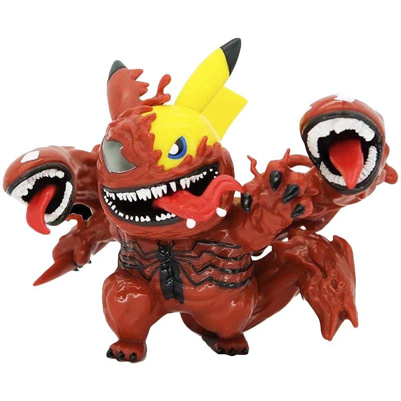 Adorable Venom Carnage Pikachu Action Figure High-quality Anime Toy Model For Kids