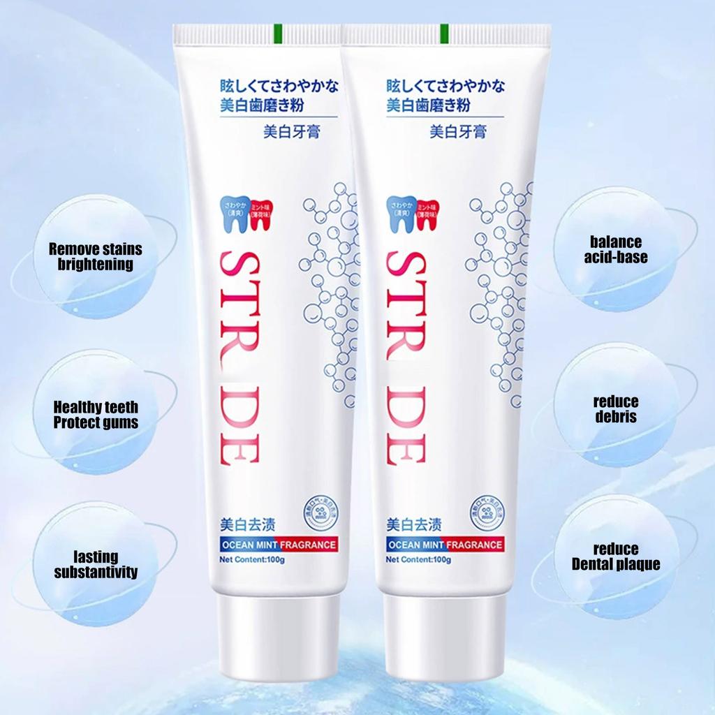 Пробиотическая зубная паста, мягкая зубная паста с натуральными ингредиентами, свежее дыхание, удаление желтизны, пятен и отбеливающая зубная паста, 1 шт, 100 г