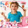 Flybay Kids Makeup Kit for Girls Реалистичный моющийся косметический набор для девочек Детская ролевая принцесса Косметическая игрушка Ролевая игра Набор для макияжа Рождественская игрушка