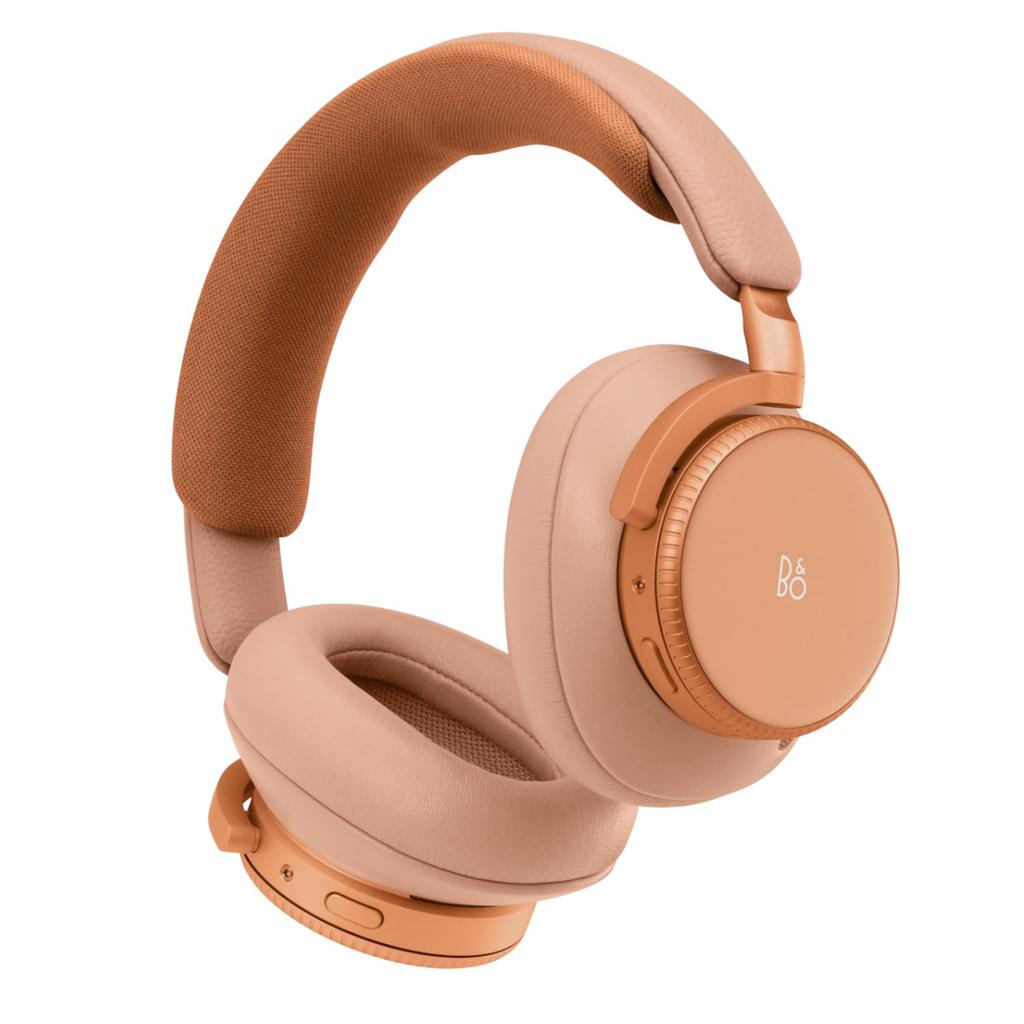 Bang Olufsen Flagship Wireless Headphones Beoplay H100 Sunset Apricot Active Noise Cancellation Bluetooth Stereo Wired Sustainable Design & 3.5mm