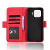Wallet Case for vivo - Leather/PU, Red, With Card Holder