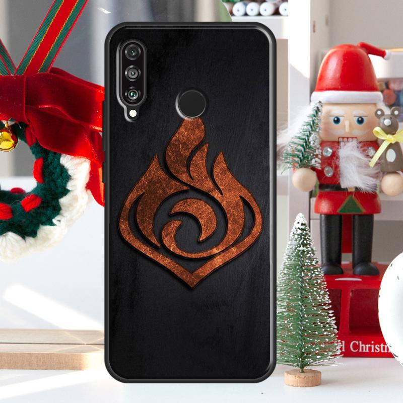 Чехол Genshin Impact Elements для Huawei Nova 7i 8i 11i 12i 12s Y73 Y70 Y90 Y60 Y72 Y61 Y91 9 10 SE P30 Pro P40 Lite