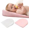 Breathable Memory Foam Infant Wedge Sleeping Pillow Semicircle Head Wedge Cushion Prevents Spit Newborn Breastfeeding Pillow Pregnant Waist