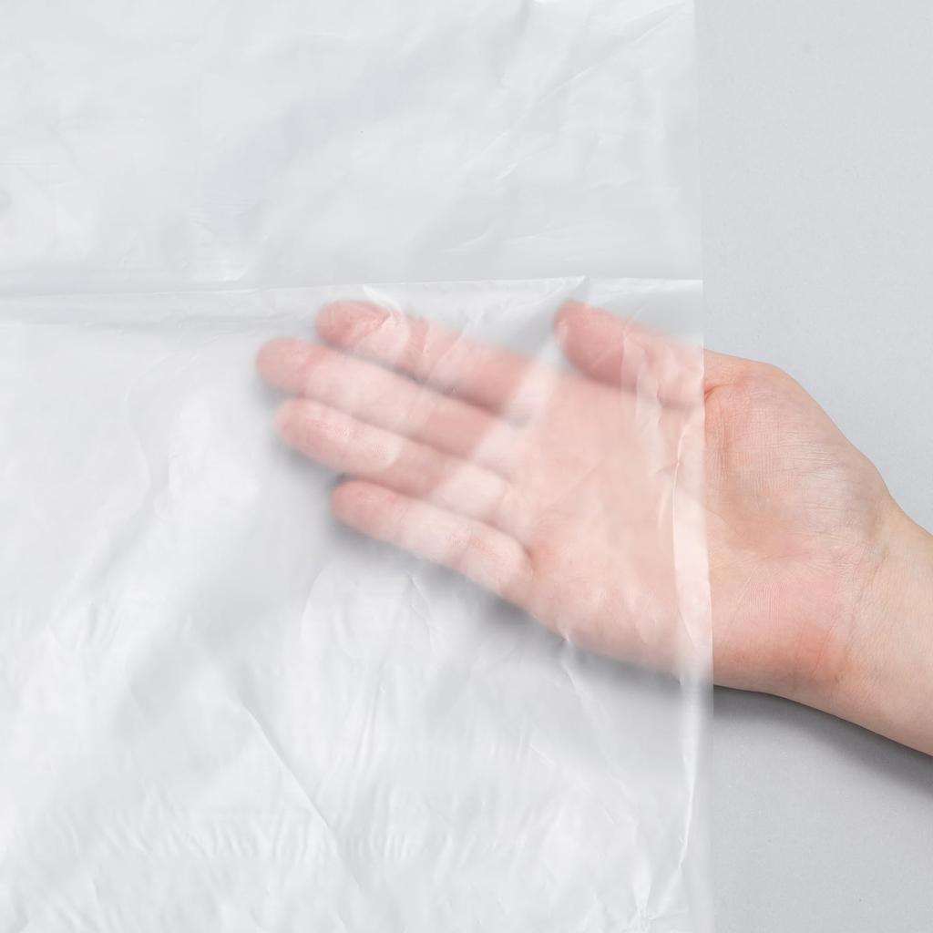 Japax Garbage Bag Translucent 90L Width 90 X Height 100cm Thickness Commercial Use MAX BOX Type Plastic Bag 100 Pieces 0.025mm SB-93