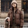 Down Jacket Women's Short Style Small Winter New Warm Thickened Bread Coat Cotton-padded Jacket