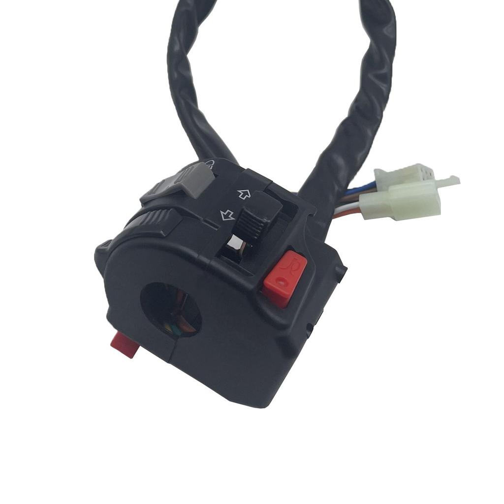 HANSWD 7/8'' 22mm Motorcycle ATV Handlebar Control Switch Headlight Fog Lamp Turn Signal Horn