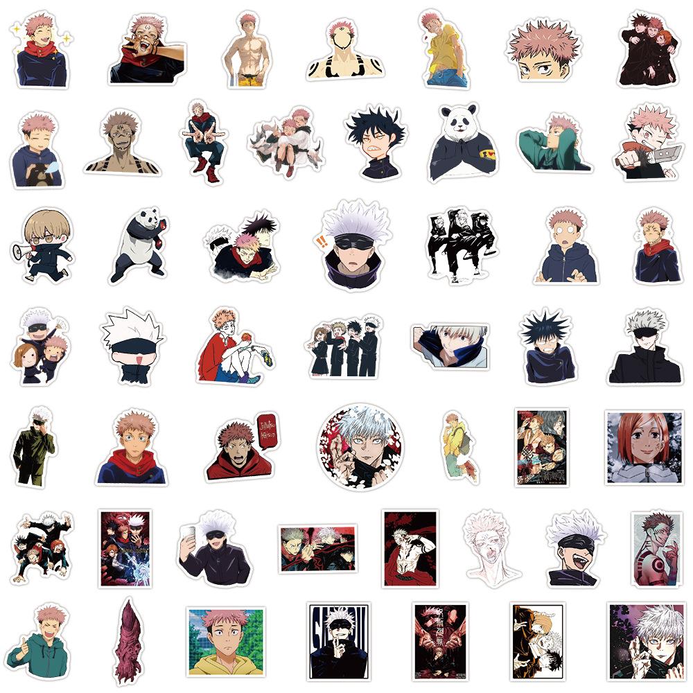 50-200 Мультяшные Гибридные Аниме Граффити Наклейки Украсьте Блокнот Чемодан DIY Водонепроницаемые Наклейки