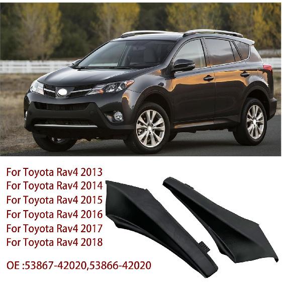 For Toyota 2013-2018 Rav4 Front LH And RH Fender To Cowl Hood Side Seal Extension Trim Windshield Wiper Cover Panel Fender