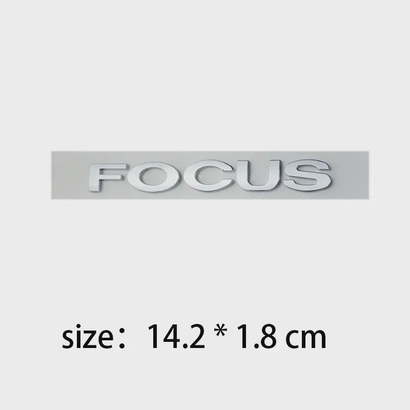 MONDEO Fiesta FOCUS EDGE TITANIUM Letter Badge Car Stickers for Series Car Modified Accessories Trunk Tail Decoration Decal