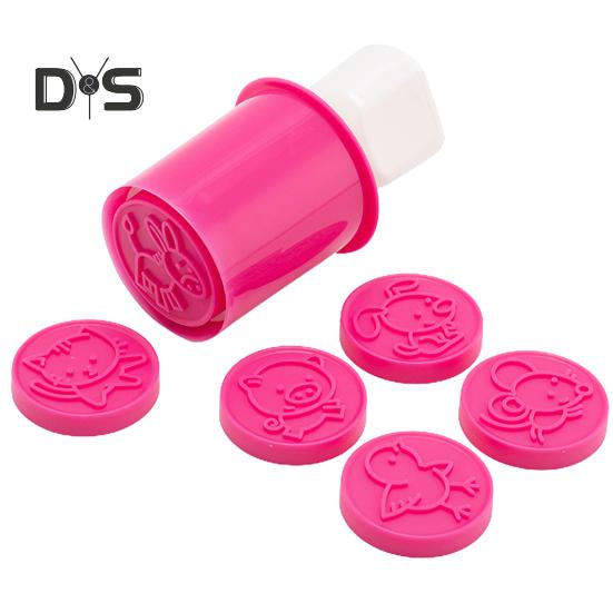 Christmas Cookie Stamps Set 6 Styles Cookie Cutters Molds Plunger Non-Stick Homemade Christmas Cookies Embossing Mold Chocolate Fondant Mooncake