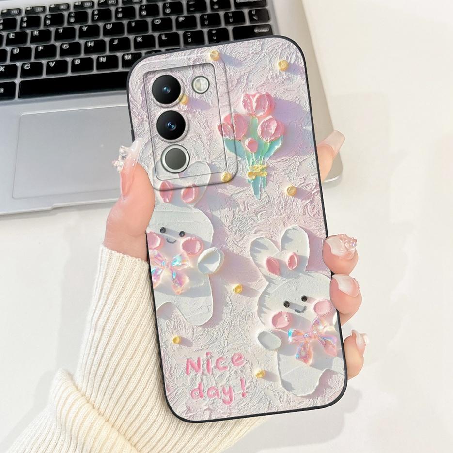 Чехол для Vivo V29 Pro Чехол для Vivo V29e Милый Модный Мультяшный Чехол Мягкий ТПУ Чехол для Телефона Для Vivo V29 Lite V 29 Pro VivoV29 e Fundas Coque