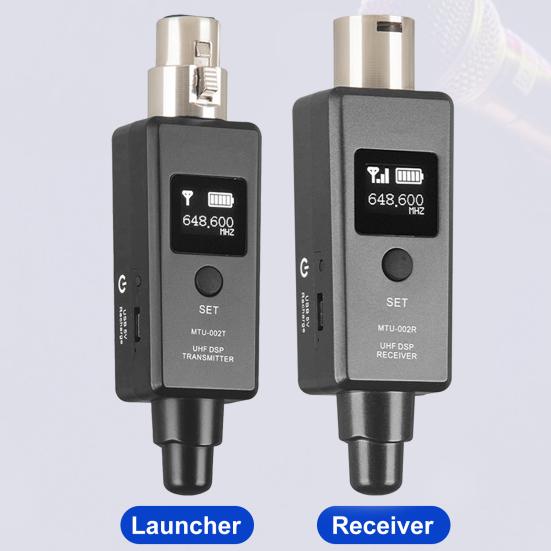 Wireless Microphone Adapter USB Charging U3 Wireless Mic System Transmitter Receiver for Audio Mixer