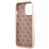 Guess Guhmp13Llslmglp Iphone 13 Pro / 13 6,1 Jasnoróżowy/Light Pink Hardcase Silicone Script Gold Logo Magsafe
