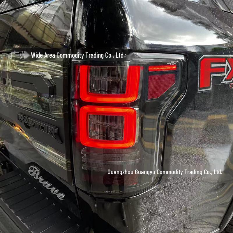 Compatible LED Taillight Assembly for Ford F150 Raptor (2015-2020) - Brake, Turn Signal, and Reverse Lights