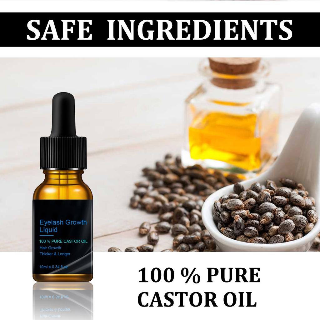 10 мл раствора для ухода за ресницами, нежного и увлажняющего для роста волос