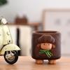 Solid Wood Pen Holder Office Desk Organizer Creative Sheep Pencil Cup Storage Box Birthday Gift Walnut Desktop Decoration