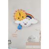 Cute Cloud, Sun And Rainbow Kids Room Wooden Wall Clock Elf-2312025-3d