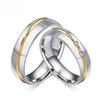 Vnox Wedding Rings for Women / Men 316l Stainless Steel Jewelry for 1 Piece