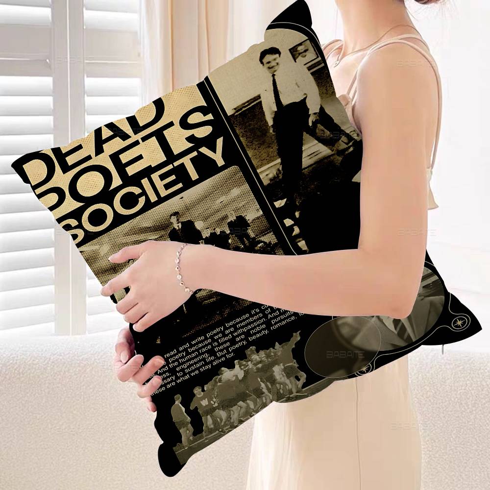 Dead Poets Society Movie Maple Design Cushion Cover Happy Autumn Harvest Decor Holiday Decorati Pillow Cover