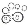 160Pcs 6mm-25mm Assorted C-Clip Snap Ring Circlip Retaining Ring Set with Case