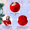 Santa Cosplay Included Set Size Long Dress Style for a Warm Christmas Santa Costume [milicross] Women's (Cape / 2-Piece / M)