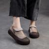 Лоферы из натуральной кожи в стиле ретро, повседневная удобная женская обувь на плоской платформе с толстой подошвой
