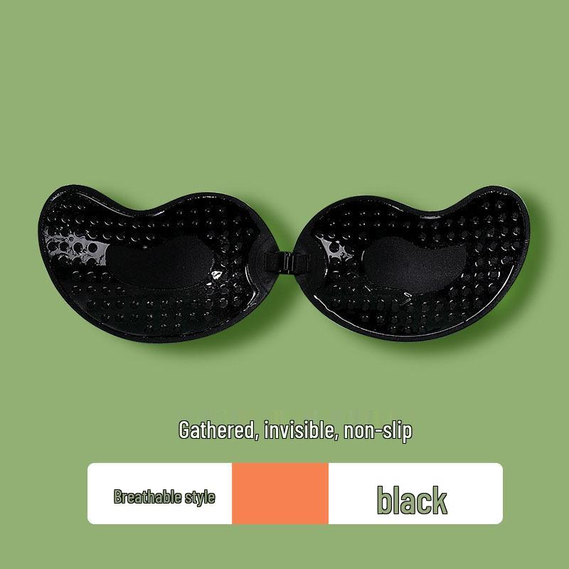 Манго Силиконовый Невидимый Бесшовный Бюстгальтер Пуш-ап без бретелек: Беспроводные, Нескользящие, Дышащие Накладки на соски и Тонкие наклейки.