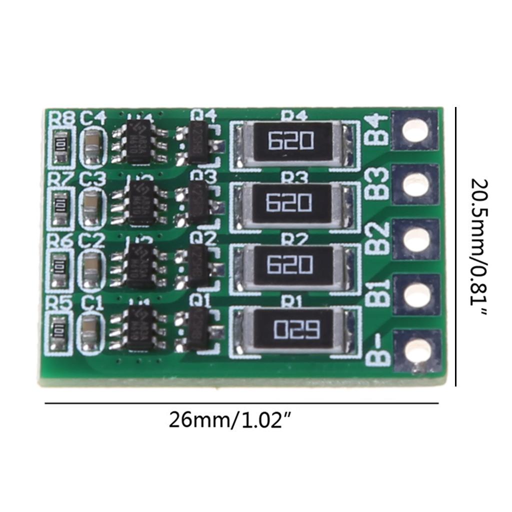4S 3.2V Активный выравниватель балансира для литий-ионных аккумуляторов Lifepo4, плата активной балансировки с индуктивной передачей энергии, BMS