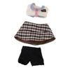 Clothing Kit for 17cm Dolls Bucket Hat Top and Pants Gentleman Outfits Dressing Decoration Collectibles