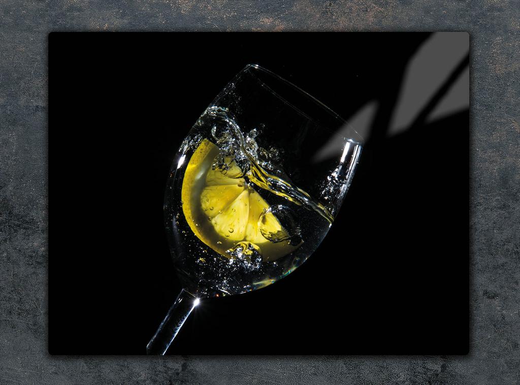 SZKLANA DESKA DO KROJENIA 52x40 WINO