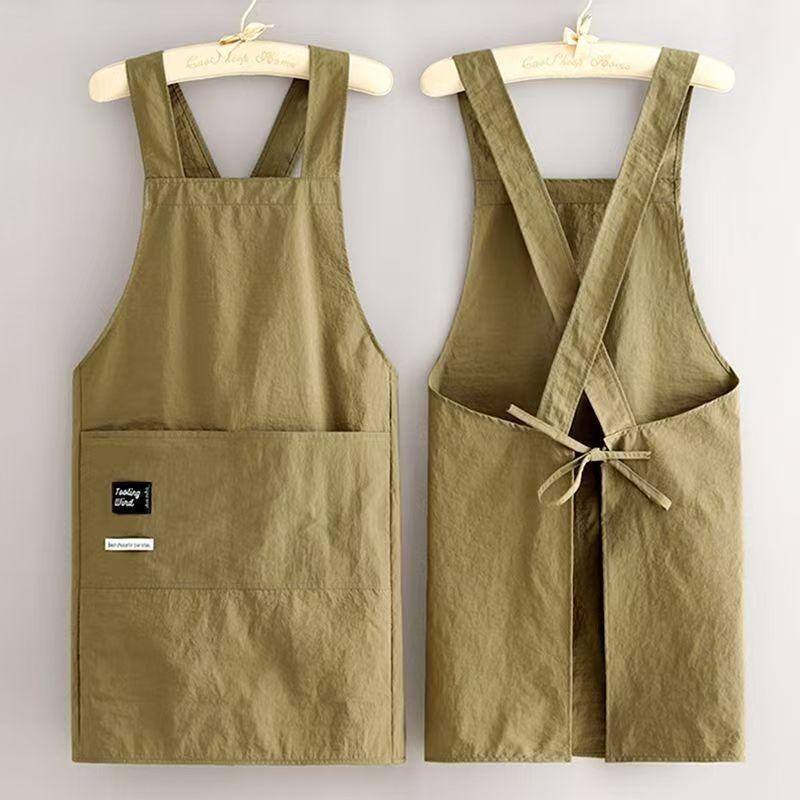 Cooking Kitchen Aprons Breathable Wear Resistant Adult Waist Aprons Anti Fouling Soft Restaurant Work Clothes Home