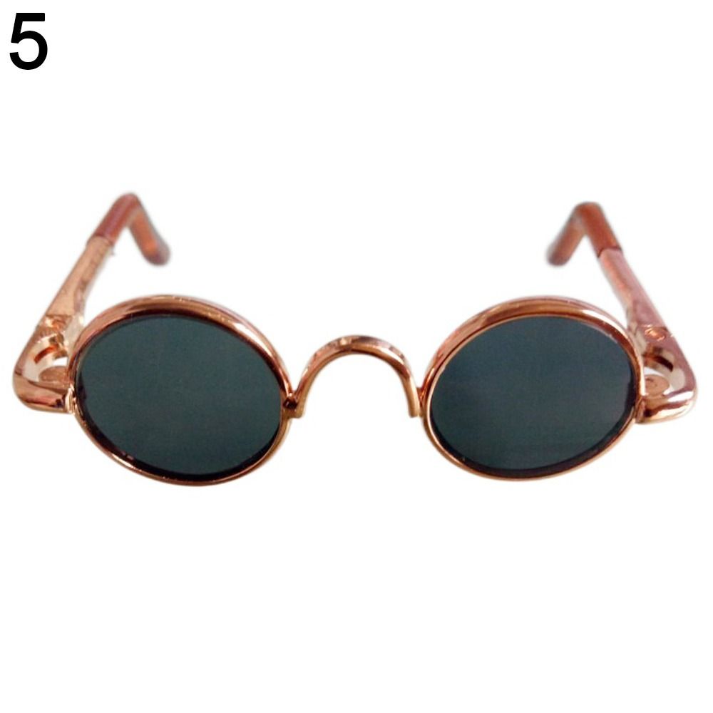 Accessories Mini Plush Doll Glasses Clothes Plush Doll Eyeglasses Cute Round Frame For 10cm Dolls