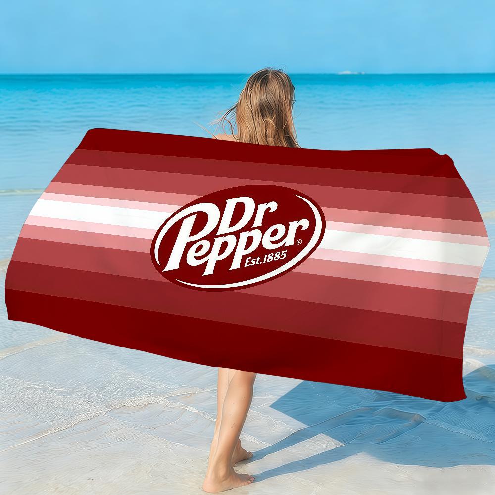 Полотенце D-Dr Pepper Быстросохнущие пляжные полотенца подходят для бассейнов, кемпинга, йоги и тренажерного зала