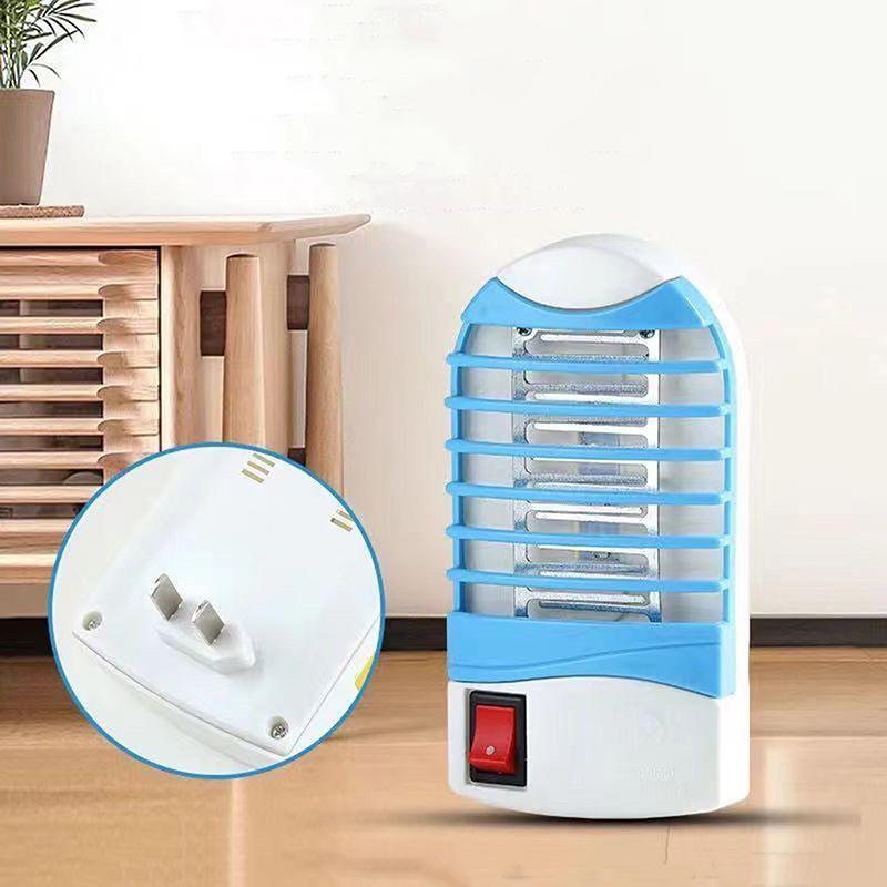 Синий Свет Электрическая Лампа-Уничтожитель Комаров Для Дома, Вставляемая в Розетку, Лампа-Репеллент от Комаров, Хлопушка, Ловушка для Мух