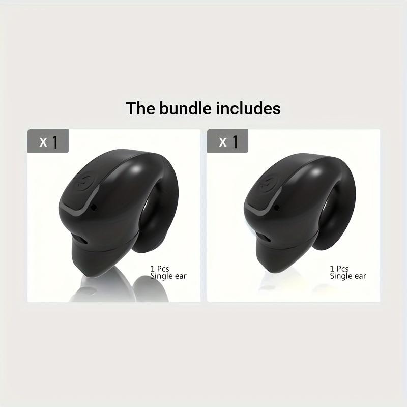 1/2 шт. беспроводные наушники-клипсы с шумоподавлением, управлением телефоном, перезаряжаемой литий-полимерной батареей, удобная конструкция наушников для спорта