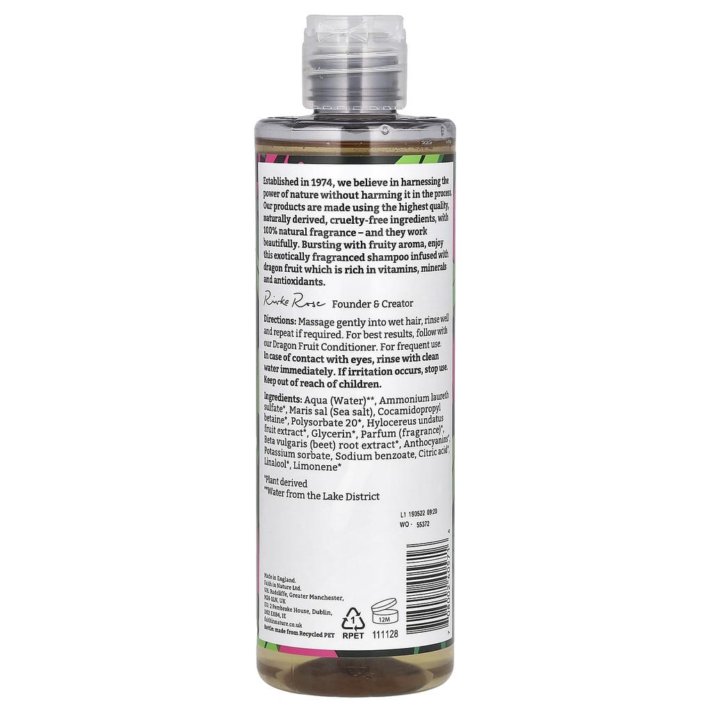 FAITH IN NATURE Шампунь, Питагонский фрукт, 13,5 жидких унций (400 мл)