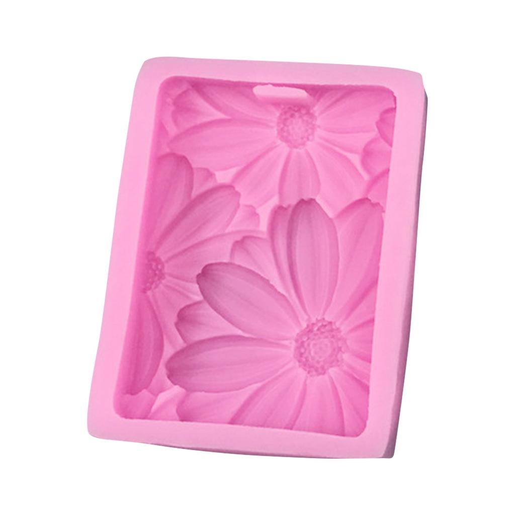 3D Элегантная прямоугольная силиконовая форма для мыла «Подсолнух», формы для мыла своими руками, формы для мыла в виде лосьона