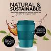 Ecoffee Cup, Reusable, Eco-Friendly, 350ml, Cup and Saucer, 812 021