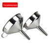 Stainless Steel Funnel with Flat Ear Handles and Filter Cone, for Large and Small Caliber Uses