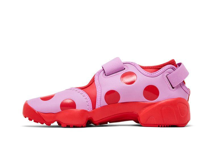 Женские кроссовки Nike Air Rift в горошек светло-малиновые с красным (Женский)
